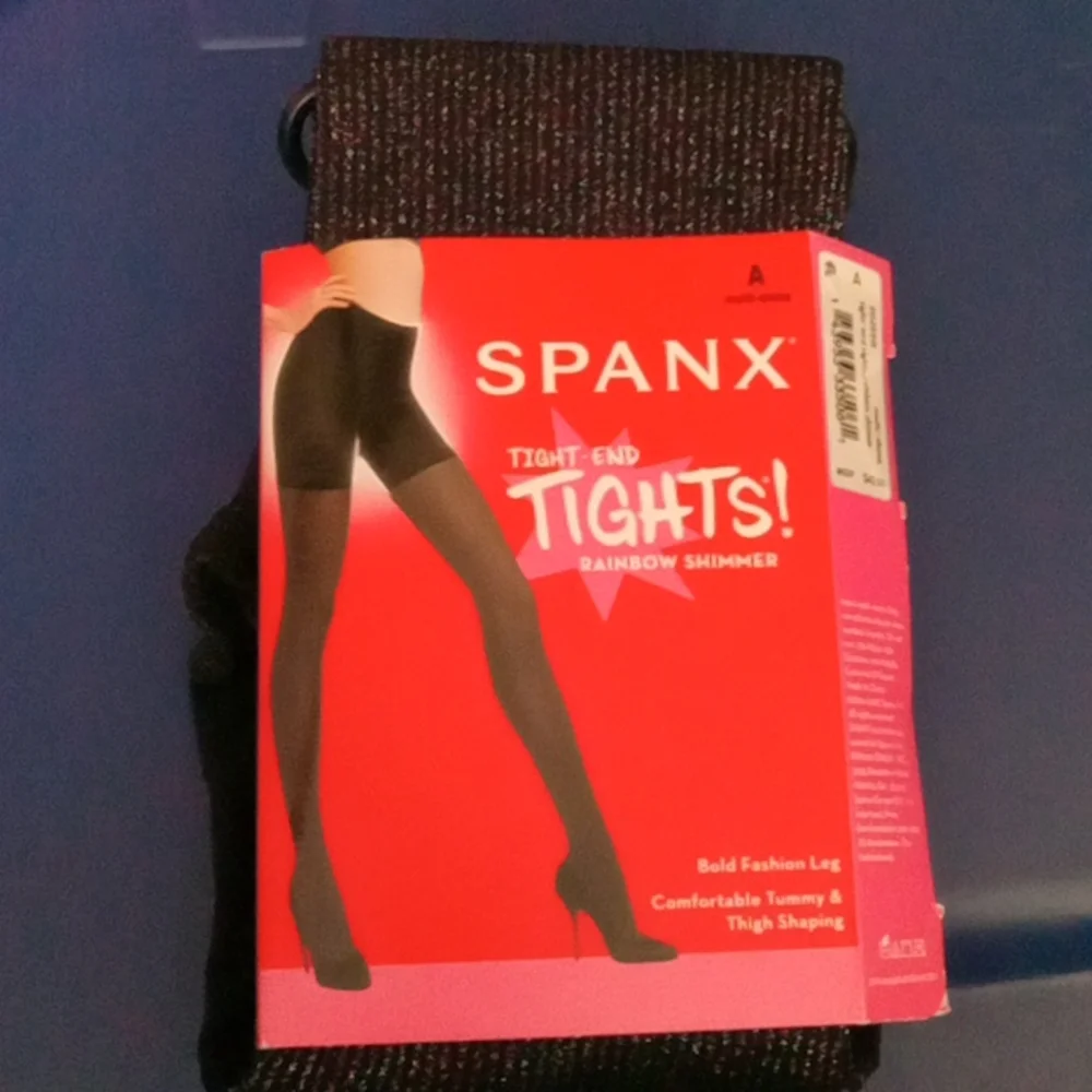 Spanx rainbow 🌈 shimmer tights size A